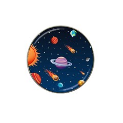 Background-template-with-bright-stars-dark-sky Hat Clip Ball Marker