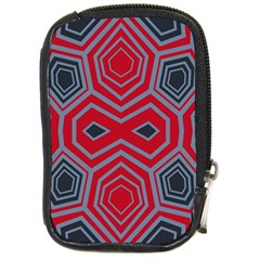 Abstract Pattern Geometric Backgrounds  Compact Camera Leather Case by Eskimos