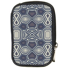 Abstract Pattern Geometric Backgrounds Compact Camera Leather Case by Eskimos