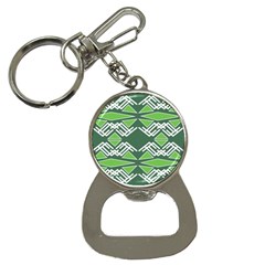 Abstract Pattern Geometric Backgrounds  Bottle Opener Key Chain by Eskimos