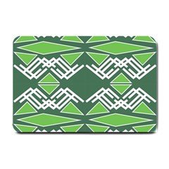 Abstract Pattern Geometric Backgrounds  Small Doormat  by Eskimos