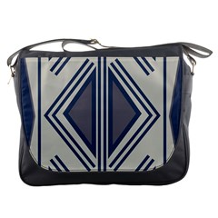 Abstract Pattern Geometric Backgrounds  Messenger Bag by Eskimos