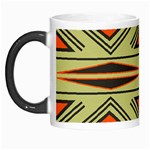 Abstract pattern geometric backgrounds Morph Mug Left