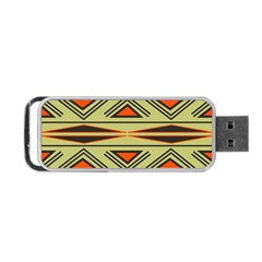 Abstract Pattern Geometric Backgrounds Portable Usb Flash (one Side) by Eskimos