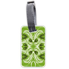 Folk Flowers Print Floral Pattern Ethnic Art Luggage Tag (one Side) by Eskimos