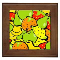 Fruit Food Wallpaper Framed Tile