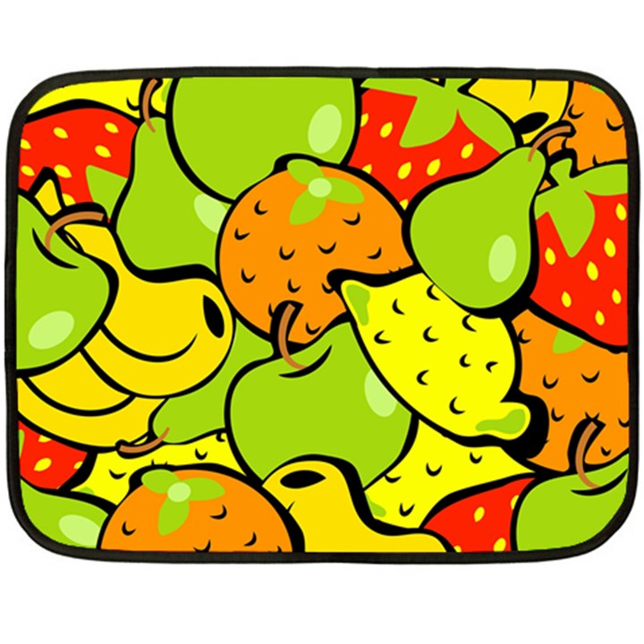 Fruit Food Wallpaper Double Sided Fleece Blanket (Mini) 