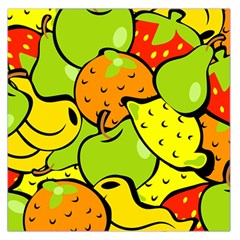 Fruit Food Wallpaper Square Satin Scarf (36  X 36 )