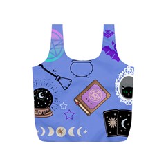 Pastel Goth Witch Blue Full Print Recycle Bag (s) by InPlainSightStyle