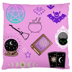 Pastel Goth Witch Pink Large Cushion Case (one Side) by InPlainSightStyle