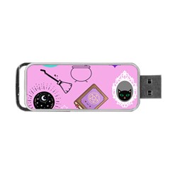 Pastel Goth Witch Pink Portable Usb Flash (one Side) by InPlainSightStyle