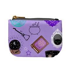 Pastel Goth Witch Purple Mini Coin Purse by InPlainSightStyle