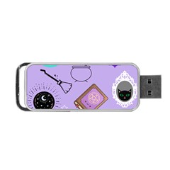 Pastel Goth Witch Purple Portable Usb Flash (one Side) by InPlainSightStyle