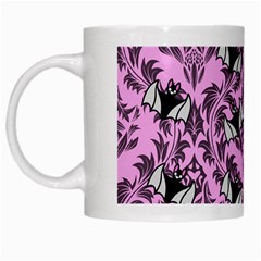 Pink Bats White Mug