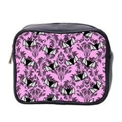 Pink Bats Mini Toiletries Bag (two Sides)