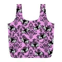 Pink Bats Full Print Recycle Bag (l)