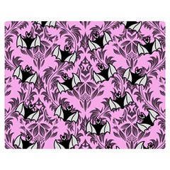 Pink Bats Double Sided Flano Blanket (medium) 