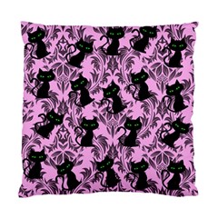 Pink Cats Standard Cushion Case (one Side)