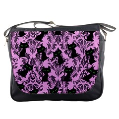 Pink Cats Messenger Bag