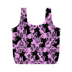 Pink Cats Full Print Recycle Bag (m)