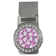 Pink Ghosts Money Clips (cz)  by InPlainSightStyle