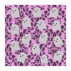 Pink Ghosts Medium Glasses Cloth (2 Sides) by InPlainSightStyle