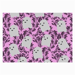 Pink Ghosts Large Glasses Cloth (2 Sides) by InPlainSightStyle