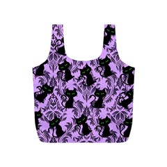 Purple Cats Full Print Recycle Bag (s) by InPlainSightStyle