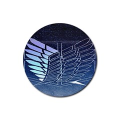 Attack On Titan Scouting Legion Rubber Coaster (round) by artworkshop