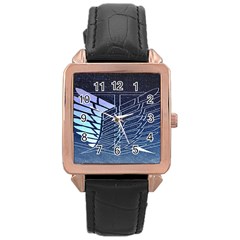 Attack On Titan Scouting Legion Rose Gold Leather Watch  by artworkshop
