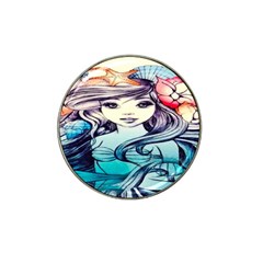 Beautifull Ariel Little Mermaid  Painting Hat Clip Ball Marker by artworkshop