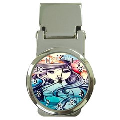 Beautifull Ariel Little Mermaid  Painting Money Clip Watches by artworkshop