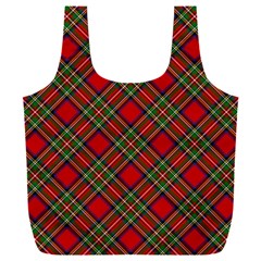 Royal Stewart Tartan Full Print Recycle Bag (xxl) by sifis