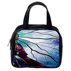 Anna Disney Frozen Stained Glass Classic Handbag (one Side) by artworkshop