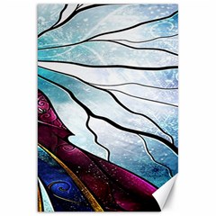 Anna Disney Frozen Stained Glass Canvas 20  X 30 