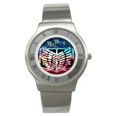 Attack On Titan Shingeki Galaxy Stainless Steel Watch by artworkshop