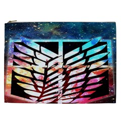 Attack On Titan Shingeki Galaxy Cosmetic Bag (xxl) by artworkshop