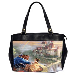 Beauty And The Beast Castle Oversize Office Handbag (2 Sides) by artworkshop