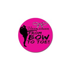 Bow To Toe Cheer Golf Ball Marker (4 Pack) by artworkshop