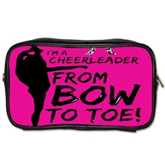 Bow To Toe Cheer Toiletries Bag (two Sides) by artworkshop