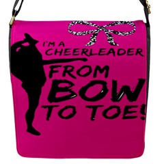 Bow To Toe Cheer Flap Closure Messenger Bag (s) by artworkshop