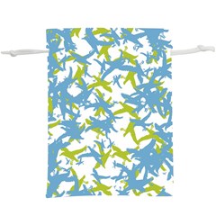 Birds Silhouette Motif Random Pattern  Lightweight Drawstring Pouch (xl) by dflcprintsclothing