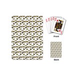 Moths Photos Motif Pattern Playing Cards Single Design (Mini) Back