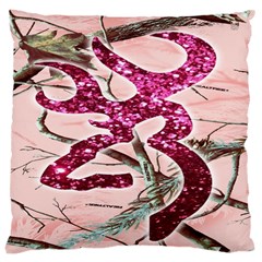 Browning Deer Glitter Large Cushion Case (one Side)