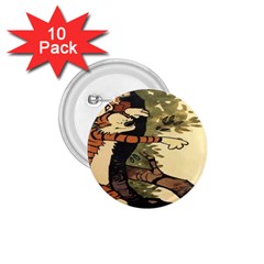 Calvin And Hobbes 1 75  Buttons (10 Pack) by artworkshop