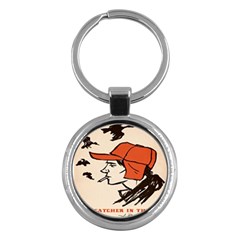 Catcher In The Rye Key Chain (round) by artworkshop