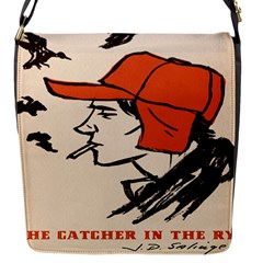 Catcher In The Rye Flap Closure Messenger Bag (s) by artworkshop