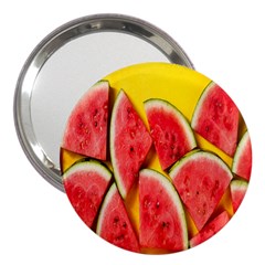 Watermelon 3  Handbag Mirrors by artworkshop