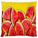 Watermelon Large Flano Cushion Case (One Side) Front