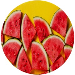 Watermelon Uv Print Round Tile Coaster by artworkshop